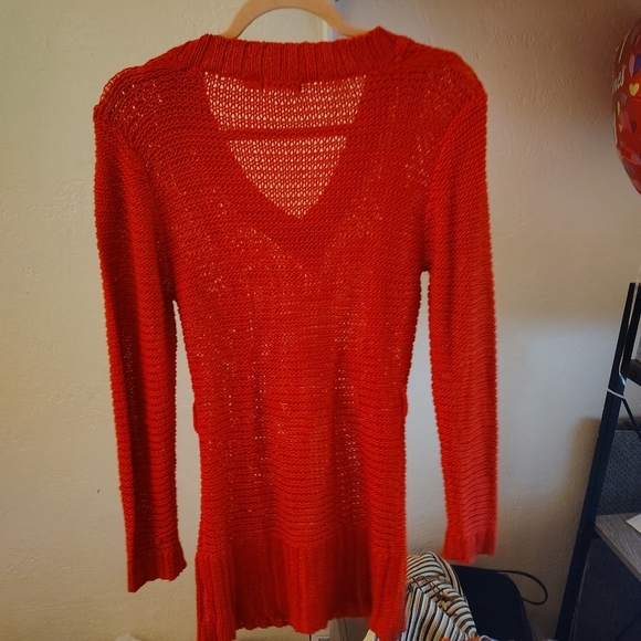 Women's Red Sweater - Picture 7 of 7